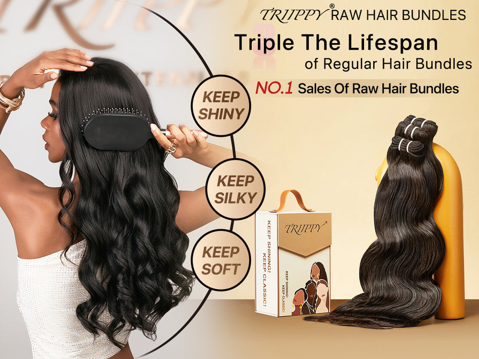 Raw hair bundles body wave