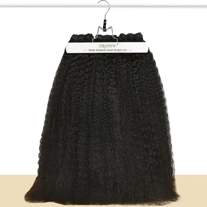 Raw hair bundles kinky straight