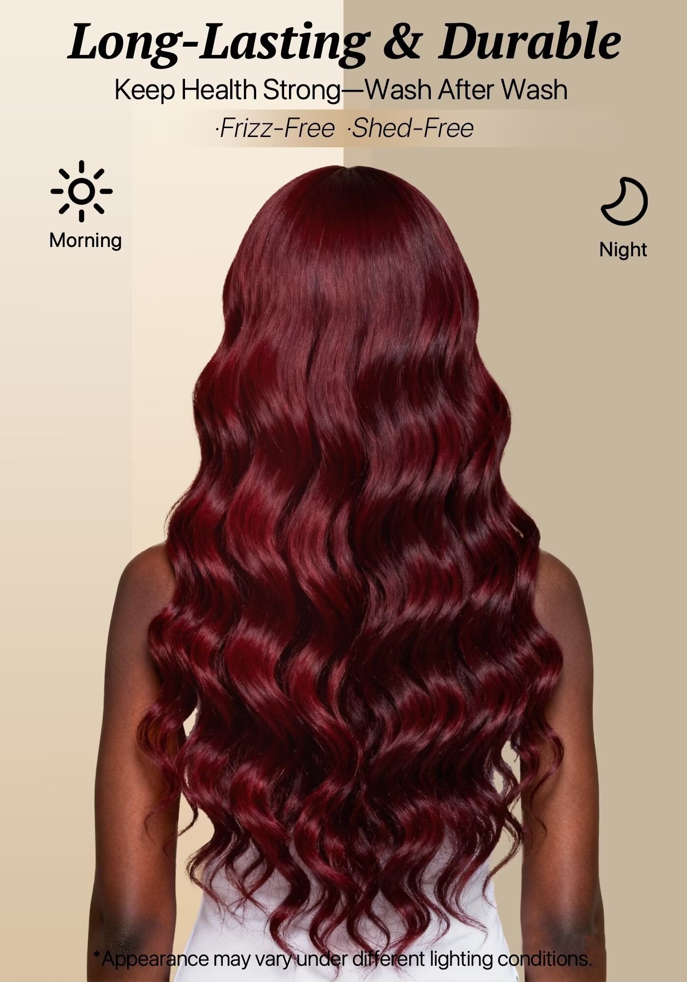 TRIIPPY Burgundy Natural Body Wave Bundles Human Hair,100% Vietnamese Raw Human Hair Sew in Weave 3 Bundles,5X Lifespan Over Regular 99j Hair,No.1 Raw Hair Brand On Amazon